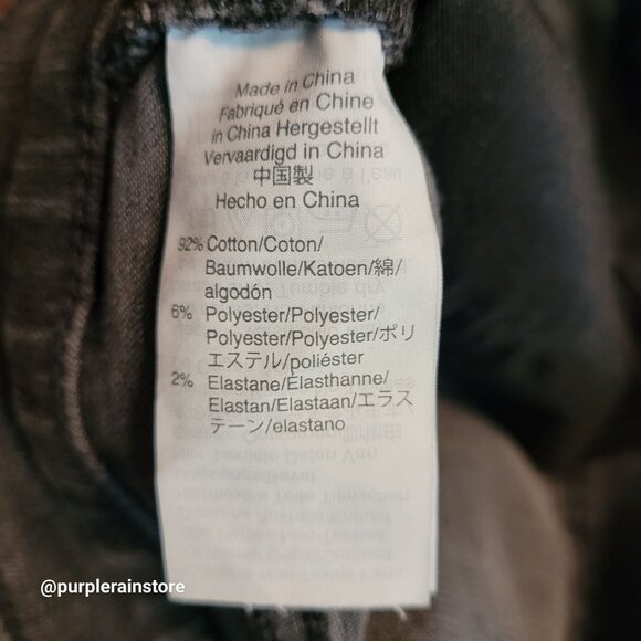 Madewell Jeans 27 Skinny 9" High Rise Black Sea Wash H2230 Tummy Control Stretch - Picture 5 of 12